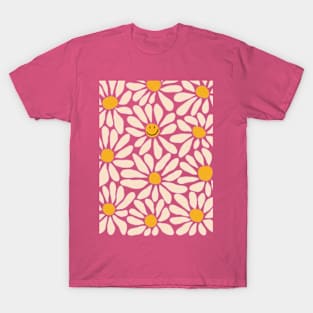 smiley face daisy T-Shirt